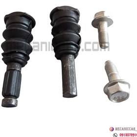 تصویر لوازم تعمیری سیلندر ترمز (پیچ و گردگیر کالیپر) چرخ جلو پژو 206 تیپ 2 و 3 Brake parts