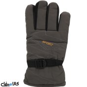 تصویر دستکش موتور سواری شمعی ضدآب با داخل کرکی 