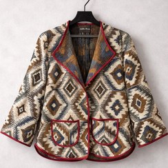 تصویر پالتو‌سنتی دخترانه پشمی 