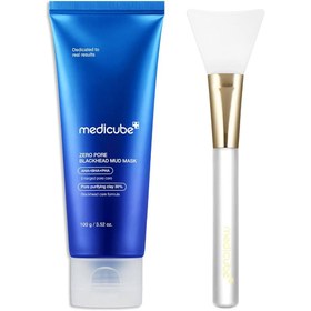 تصویر ماسک ضد جوش سرسیاه مدی کیوب Medicube Zero Pore Blackhead Mud Mask