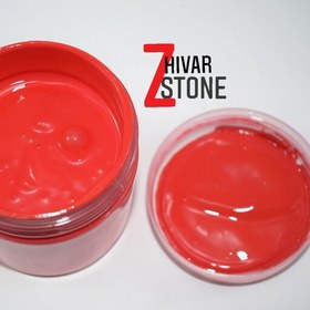 تصویر رنگ اکریلیک پایه آب مناسب سنگ مصنوعی400 گرمی 