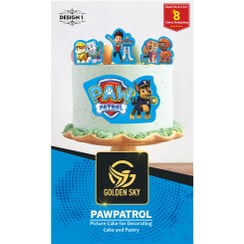 تصویر تصویر و تاپر کیک سگ های نگهبان 