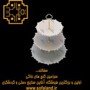 تصویر شیرینی خوری ۳ طبقه طرح خورشیدی سفالند 