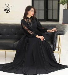 تصویر پیراهن مجلسی ( دلا) - مشکی / 