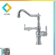 تصویر شیر ظرفشویی دو منظوره طوفان فلز مدل ارس Aras Chrome dual purpose toofan felez dishwasher faucet