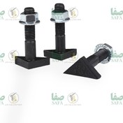 تصویر پیچ گلویی اگزوز بنز ده تن و خاور با طراحی جدید با برند safa به همراه مهره مخصوص 