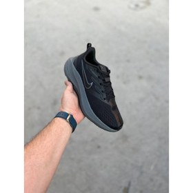 تصویر کفش اصلی نایک وین فلو 10 مشکی/توسی Nike Men's Air Zoom Winflo 10 Running Shoes 