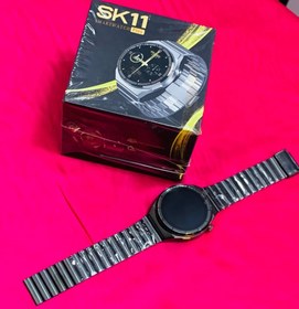 تصویر ساعت هوشمند صفحه گرد مدل SK11 SMART WATCH