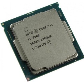 تصویر سی پی یو تری اینتل سری کافی لیک مدل آی فایو 8500 با فرکانس 3.0 گیگاهرتز ا Core i5-8500 3.0GHz LGA 1151 Coffee Lake TRAY CPU Core i5-8500 3.0GHz LGA 1151 Coffee Lake TRAY CPU