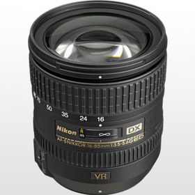 تصویر زوم لنز تله فتو 85-16 میلیمتری AF-S DX نیکون Nikon AF-S DX NIKKOR 16-85mm f/3.5-5.6G ED Vibration Reduction Zoom Lens with Auto Focus for Nikon DSLR Cameras