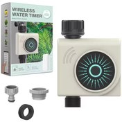 تصویر تایمر آبیاری هوشمند وایرلس HCT-611 با قابلیت اتصال به موبایل 