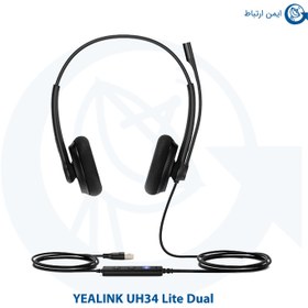 تصویر هدست یالینک مدل UH34 LITE DUAL Yealink headset UH34 LITE DUAL