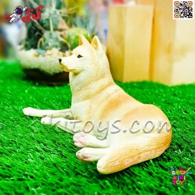 تصویر فیگور حیوانات ماکت سگ هاسکی سیبری اسباب بازی 2796 Siberian Husky fiqure 