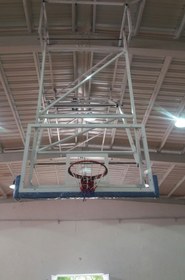 تصویر دستگاه بسکتبال سقفی Roof Mounted Retractable Basketball hoops