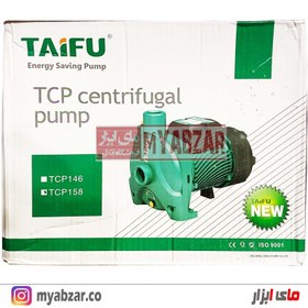 تصویر پمپ اب یک اسب تایفو بشقابی پروانه برنج TAIFU TCP158 Water pump TAIFU