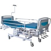تصویر تخت بیمارستانی سه شکن مکانیکی 