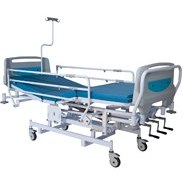 تصویر تخت بیمارستانی سه شکن مکانیکی 