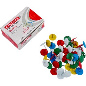 تصویر پونز رنگی بسته 50 عددی 