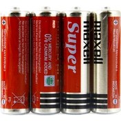 تصویر باتری قلمی مکسل مدل Super Power Ace بسته 4 عددی ا Maxell Super Power Ace AA Battery Pack Of 4 Maxell Super Power Ace AA Battery Pack Of 4