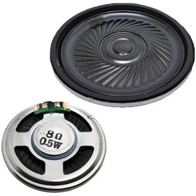 تصویر بلندگو 8 اهم 0.5 وات قطر 36mm 