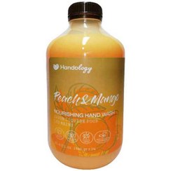 تصویر مایع دستشویی آنتی باکتریال کرمی با رایحه هلو و انبه 500 میل هندولوژی ا Hondology Peaches And Mango Creamy Hand Wash 500ml Hondology Peaches And Mango Creamy Hand Wash 500ml