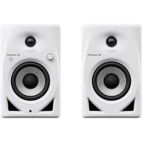 تصویر اسپیکر مانیتور فعال رومیزی 4 اینچی Pioneer DJ DM-40D-BT Pioneer DJ DM-40D-BT-W 4-inch Desktop Active Monitor Speaker with Bluetooth - White