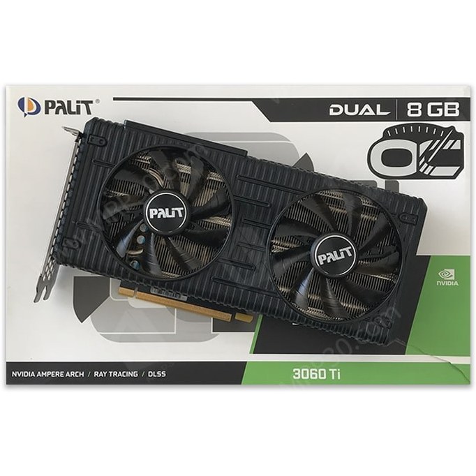 خرید و قیمت کارت گرافیک پلیت Palit Geforce RTX 3060 Ti DUAL OC 8G