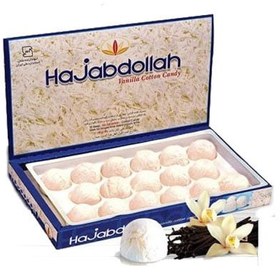 تصویر پشمک لقمه ای سفید 