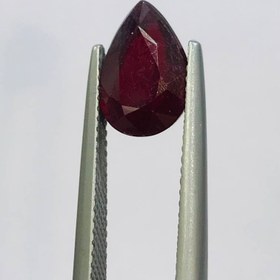 تصویر نگین یاقوت سرخ سایز 11*8 