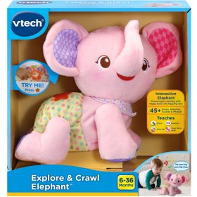 تصویر فیل بازیگوش Vtech صورتی 