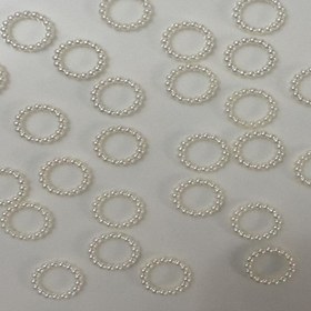 تصویر خرج کار حلقه مرواریدی 