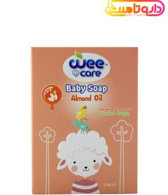 تصویر وی کر صابون بچه حاوی روغن بادام Wee Care Baby Soap Almond Oil