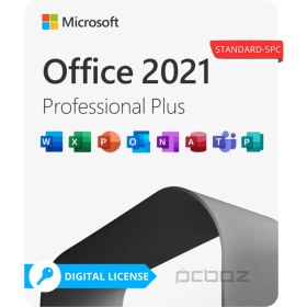 تصویر آفیس پرو پلاس 2021 – لایسنس Standard 5PC 