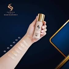 تصویر کرم پودر ساریسا گلد مدل آرگان شماره ۴۱ حجم ۳۵ میلی لیتر 