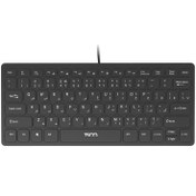 تصویر کیبورد تسکو مدل TK 8037، سوییچ ممبران، Tenkeyless multimedia (by fn) wired keyboard tsco TK 8037