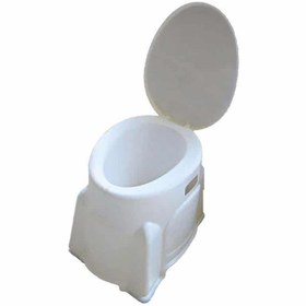 تصویر توالت فرنگی دوربسته مدل صحرا ا Field plastic toilet Field plastic toilet