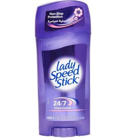 تصویر دئودورانت ضد تعریق فشرده 65 گرم 24/7 Fresh Fusion برند lady speed stick 24/7 Fresh Fusion Antiperspirant Deodorant 65grams