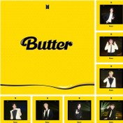 تصویر فتوکارت BTS Butter مجموعه ۸ عددی کد 5 