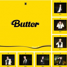 تصویر فتوکارت BTS Butter مجموعه ۸ عددی کد 5 