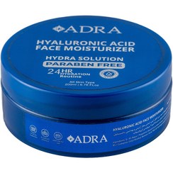 تصویر کرم مرطوب کننده و آبرسان آدرا حاوی هیالورونیک اسید حجم ۲۰۰ میلی لیتر 