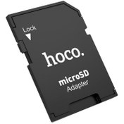 تصویر نگهدارنده و مبدل کارت حافظه هوکو Hoco HB22 TF to SD card holder 