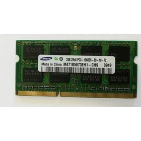 تصویر رم لپ تاپ سامسونگ 2 گیگابایت DDR3 با فرکانس 1333 مگاهرتز Ram SAMSUNG 2GB DDR3-PC3 10600-1333