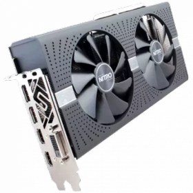 تصویر کارت گرافیک سافایر مدل نیترو پلاس آر ایکس 580 با حافظه 4 گیگابایت NITRO+ Radeon RX 580 4GB Graphics Card