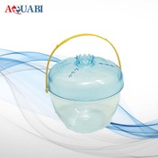 تصویر تنگ ماهی فایتر طرح انار آبی 