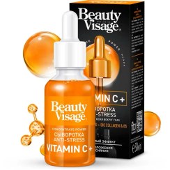 تصویر سرم ویتامین سی پلاس بیوتی ویسیج برای صورت و دور چشم حجم 30 میلی لیتر 