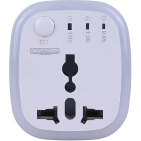 تصویر تبدیل برق 3 به 2 تایمر دار مچر MR-265 