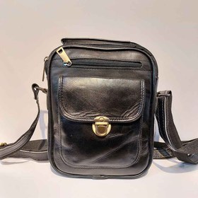 تصویر کیف اسپرت دوشی اداری چرم طبیعی تبریز کد 2360 