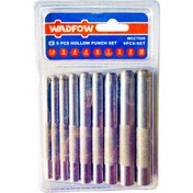 تصویر ست 9 عددی سنبه واشر بر 2.5 تا 10 میلیمتر وادفو WADFOW 