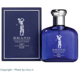 تصویر ادوپرفیوم مردانه پولو بلو حجم 25 میل کد 174 برند کالکشن Brand Collection Eau De Parfum Polo Blue 25ml