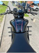 تصویر محافظ بدنه موتورسیکلت میله جلو BAJAJ PULSAR N250 مشکی Hamza Motors 